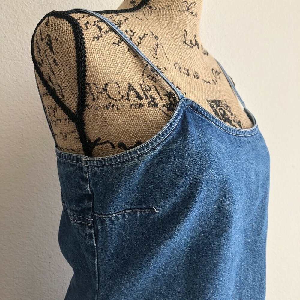 Vintage Tommy Hilfiger Denim Dress Side Snaps - Picture 10 of 10